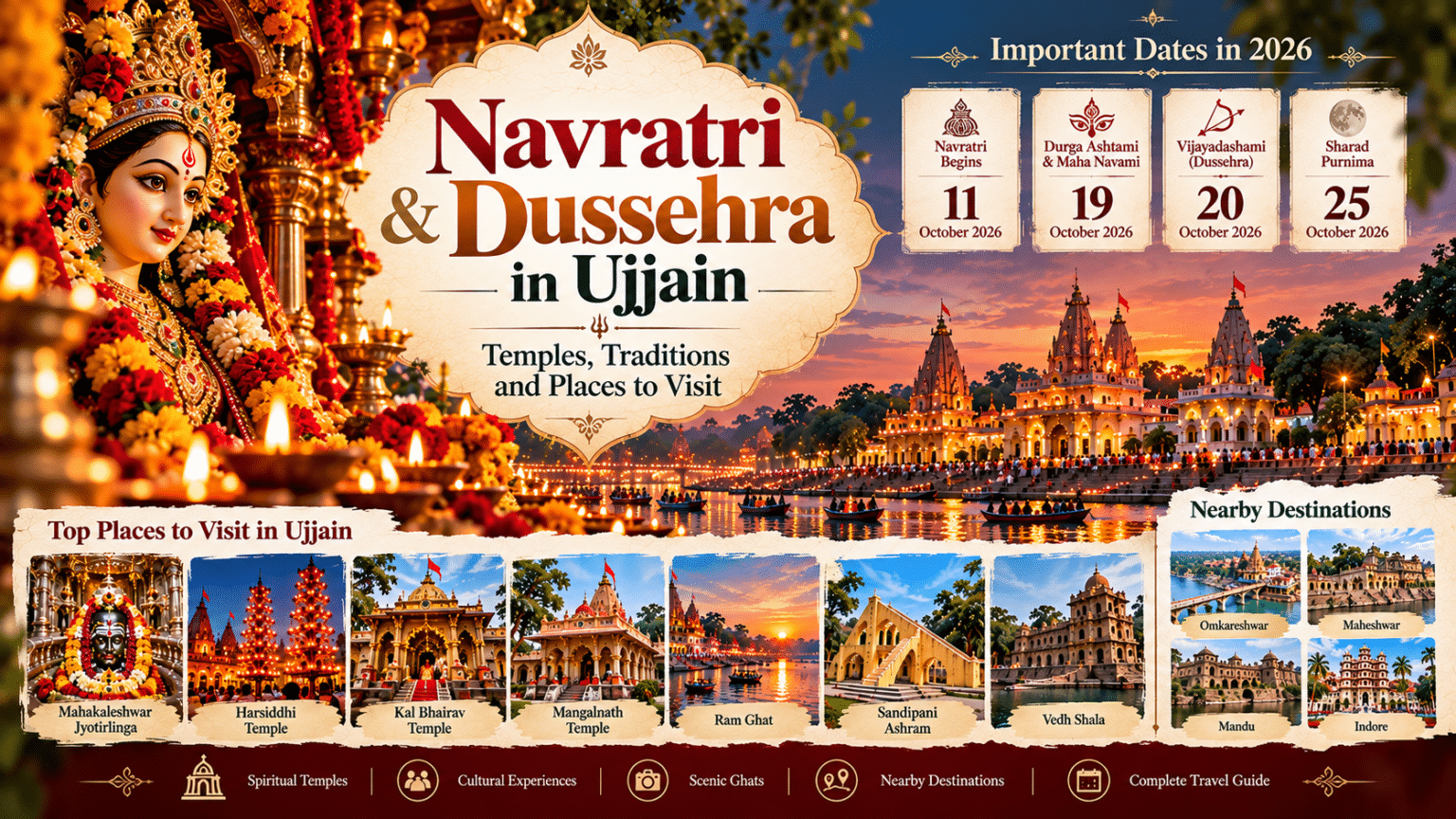 Navratri and Dussehra in Ujjain: Temples, Traditions and Places to Visit